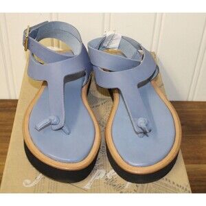 Free‎ People New Evie Wrap Platform Sandal Ankle Strap Thong Festival Size 7.5